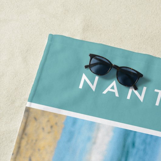 Moderne familiefoto Aangepaste vakantiebestemming Strandlaken (In situ)