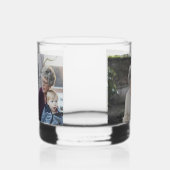 Moderne familiefoto dubbelzijdig whisky glas (Links)