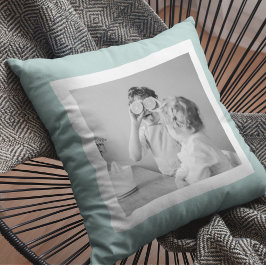 Moderne familiefoto Gemakkelijk met een eenvoudige Buitenkussen