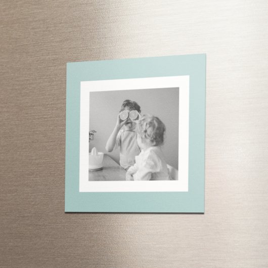 Moderne familiefoto Gemakkelijk met een eenvoudige Magneet