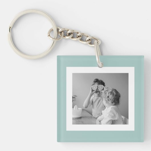 Moderne familiefoto Gemakkelijk met een eenvoudige Sleutelhanger (voorkant)