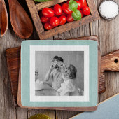 Moderne familiefoto Gemakkelijk met een eenvoudige Snijplank