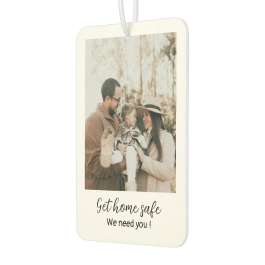 Moderne familiefoto Krijg veilig thuis we hebben j Luchtverfrisser (Links)