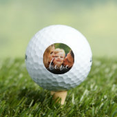 Moderne familiefoto Liefde Script Typografie Golfballen (Insitu Shirt)