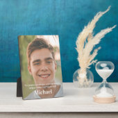 Moderne familiefoto Memorial Fotoplaat (Zijkant)