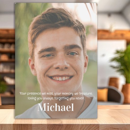 Moderne familiefoto Memorial Fotoplaat