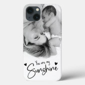Moderne familiefoto U bent mijn zonneschijnmoeder Case-Mate iPhone Case (Achterkant)