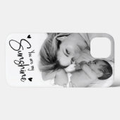 Moderne familiefoto U bent mijn zonneschijnmoeder Case-Mate iPhone Case (Achterkant (horizontaal))