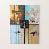 Moderne familiefotocollage legpuzzel (Verticaal)