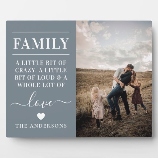 Moderne familiefotofkeepomwille fotoplaat (Voorkant)