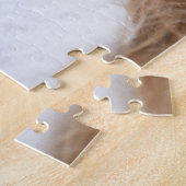 Moderne familiefotofkeepomwille legpuzzel (Zijkant)