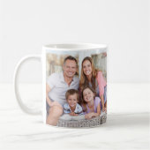 Moderne familiefotogalerij koffiemok (Links)