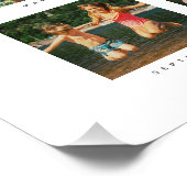 Moderne familiekamenderkalender voor fotocollage perfect poster (Hoek)