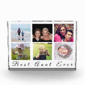 Moderne familiekolk met 6 foto's beste tante ooit (Voorkant)