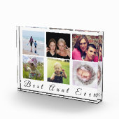 Moderne familiekolk met 6 foto's beste tante ooit (Rechts)