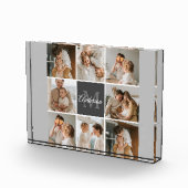 Moderne familiekollage foto's en persoonlijke cade (Rechts)