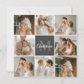 Moderne familiekollage foto's en persoonlijke cade (Voorkant)