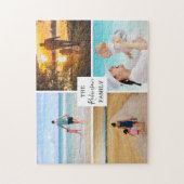 Moderne familiekollage legpuzzel (Verticaal)