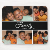Moderne familiekollage muismat (Voorkant)