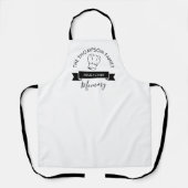 Moderne familienaam mammie hoofd Chef Moederdag Schort (Voorkant)