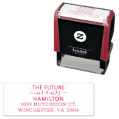 Moderne familienaam  zelfinktende stempel (In situ)