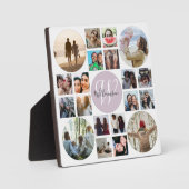 Moderne familiereünie 20 Fotocollage Fotoplaat (Voorkant)