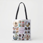 Moderne familiereünie 20 Fotocollage Tote Bag (Voorkant)