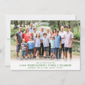 Moderne familiereünie stamboom foto kaart (Voorkant)