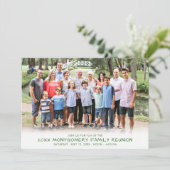 Moderne familiereünie stamboom foto kaart (Staand voorkant)