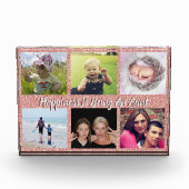 Moderne familietante collage met 6 foto's (Voorkant)