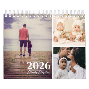 Moderne Familietradities Foto 2026 Kalender