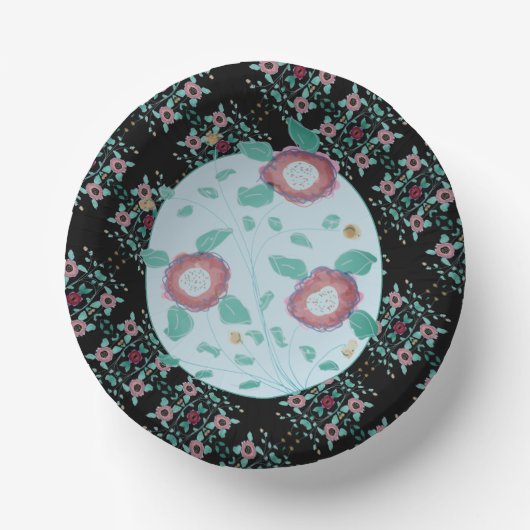 Moderne, Fancy papierBowl Papieren Kommen (Voorkant)