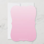 Moderne Fancy roze zweet zestiende verjaardag Kaart (Achterkant)