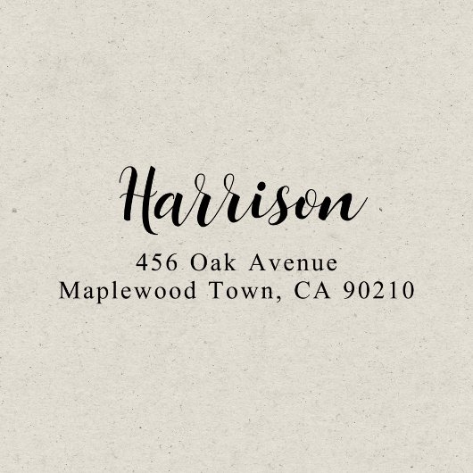 Moderne Fancy scriptkalligrafie eenvoudig Zelfinktende Stempel