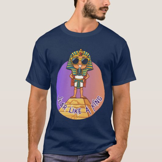 Moderne Farao: Draag Als Een Koning T-shirt (Voorkant)