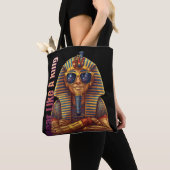 Moderne Farao: Draag Als Een Koning Tote Bag (Dichtbij)