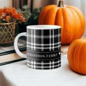 Moderne Farmhouse Black en White Pset Custom Koffiemok