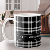 Moderne Farmhouse Black en White Pset Custom Koffiemok