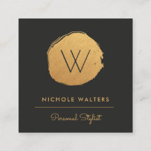 Moderne Faux Folie geschilderde cirkel | Goud