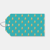 Moderne Faux Folie Joy Naam Kerst Cadeaulabel (Achterkant Horizontaal)