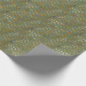 Moderne Faux Folie Stippen kerstvakantie cadeau Cadeaupapier (Hoek)