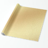 Moderne Faux Gold Glitter Gouden Elegant Glanzend Cadeaupapier (Uitgerold)
