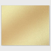 Moderne Faux Gold Glitter Gouden Elegant Glanzend Cadeaupapier (Vlak)
