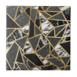 Moderne Faux Gold Glitter Marble Geometric Triangl Tegeltje<br><div class="desc">Deze moderne en elegante nepbedrukte gele gouden,  zwarte glitter,  zwarte folie en zwart-wit marmer geometrische driehoeken zijn perfect voor de trendy en stijlvolle vrouw. Zijn hedendaagse en swankelige gedrukte tekst is geweldig voor vele geschenken en gelegenheden. Geniet van dit ritse en glamoureuze ontwerp voor je volgende aankoop!</div>