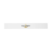 Moderne Faux Gouden Folie Anker Nautische Bruiloft Uitnodigingen Wikkel (Vlak)