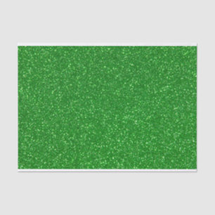 Moderne Faux Green Glitter Lux Tissue Paper Tissuepapier