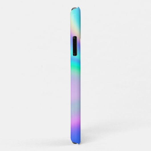  moderne Faux Iridescent met naam Case-Mate iPhone Case (Achterkant/rechts)