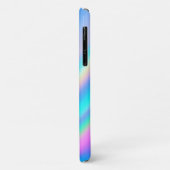 moderne Faux Iridescent met naam Case-Mate iPhone Case (Achterkant/links)