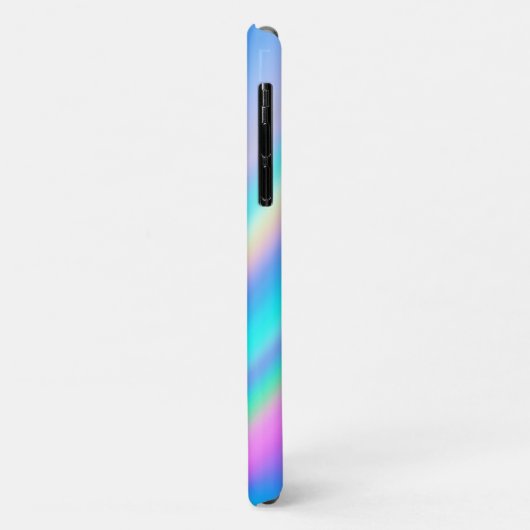  moderne Faux Iridescent met naam Case-Mate iPhone Case (Achterkant/links)
