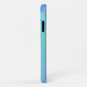 moderne Faux Iridescent met naam Case-Mate iPhone Case (Achterkant/rechts)